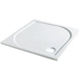 Eastbrook Vanguard 25 Square Slimline Shower Tray 1000mm - White - 51.061 - TAP 'N' SHOWER