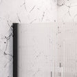 Eastbrook Vantage 2000 Fluted Walk - In Wetroom Shower Screen 1200mm - Matt Black - 49.2027 - TAP 'N' SHOWER