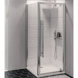 Eastbrook Vantage 2000 Pivot Shower Door 900mm - Silver - 49.0025 - TAP 'N' SHOWER