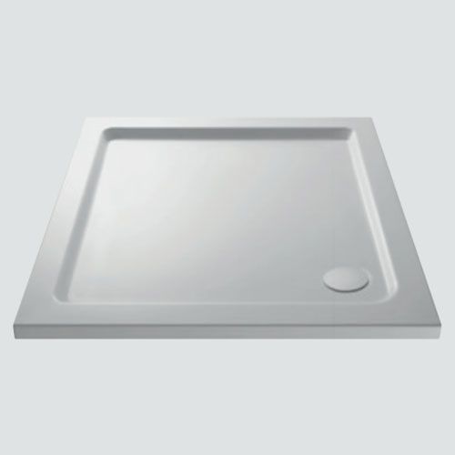 Eastbrook Vantage Low Profile Square Shower Tray 700mm x 700mm - White - 48.1001 - TAP 'N' SHOWER