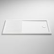 Eastbrook Vantage Low Profile Walk In Shower Tray 1700mm x 800mm - White - 48.1060 - TAP 'N' SHOWER