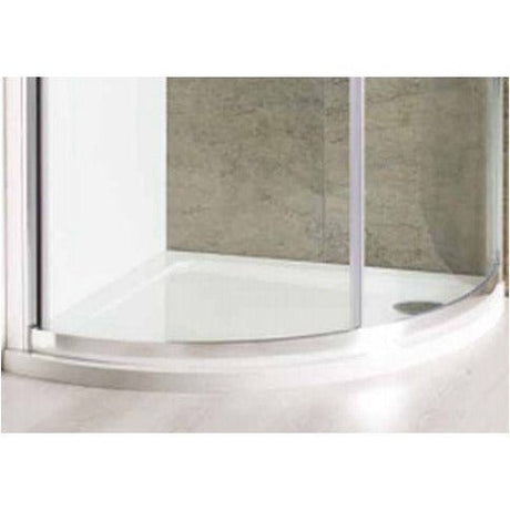 Eastbrook Volente Bow Fronted Quadrant Shower Tray 900 x 900 - White - 158.619 - TAP 'N' SHOWER