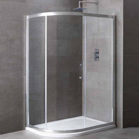 Eastbrook Volente Left Hand Offset Quadrant Shower Tray - 1000mm x 700mm - 158.706 - TAP 'N' SHOWER