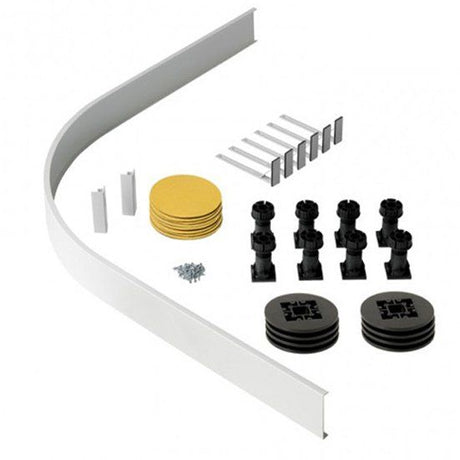 Eastbrook Volente Legs & Panel for Single Door Quadrant Shower Tray 900 x 900 - 158.622 - TAP 'N' SHOWER