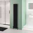 Eastbrook Warrington Type 20 Vertical Radiator 1800mm x 304mm - Matt Black - 41.0537 - TAP 'N' SHOWER