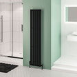 Eastbrook Warrington Type 10 Vertical Radiator 1800mm x 376mm - Matt Black - 41.0510 - TAP 'N' SHOWER