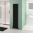 Eastbrook Warrington Type 20 Vertical Radiator 1800mm x 380mm - Matt Black - 41.0540 - TAP 'N' SHOWER