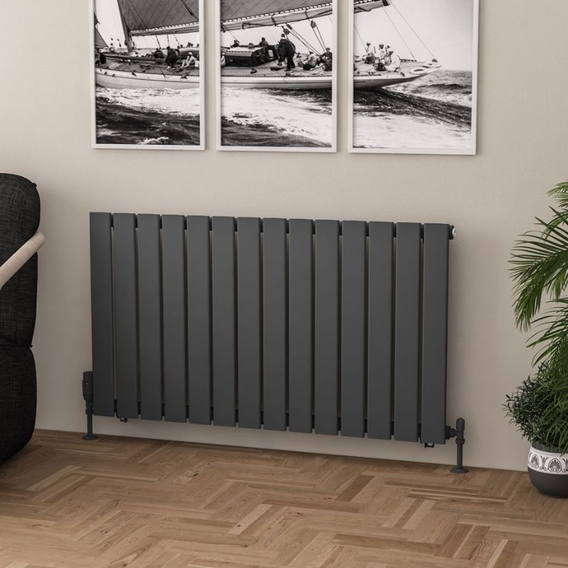 Eastbrook Warrington Type 10 Vertical Radiator 600mm x 1060mm - Matt Anthracite - 41.0530 - TAP 'N' SHOWER
