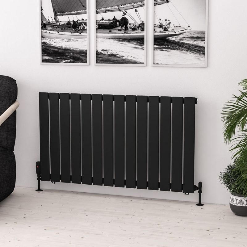 Eastbrook Warrington Type 10 Vertical Radiator 600mm x 1060mm - Matt Black - 41.0531 - TAP 'N' SHOWER