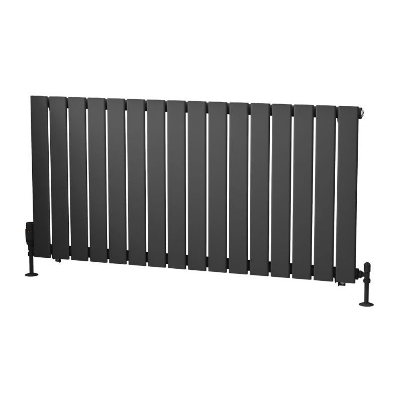 Eastbrook Warrington Type 10 Vertical Radiator 600mm x 1212mm - Matt Black - 41.0534 - TAP 'N' SHOWER