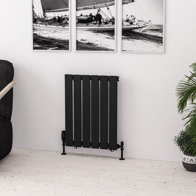 Eastbrook Warrington Type 10 Vertical Radiator 600mm x 452mm - Matt Black - 41.0522 - TAP 'N' SHOWER