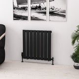 Eastbrook Warrington Type 10 Vertical Radiator 600mm x 604mm - Matt Black - 41.0525 - TAP 'N' SHOWER