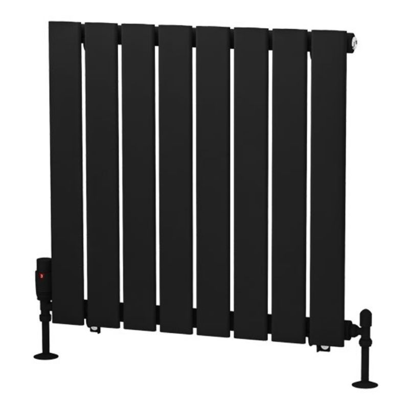Eastbrook Warrington Type 10 Vertical Radiator 600mm x 604mm - Matt Black - 41.0525 - TAP 'N' SHOWER