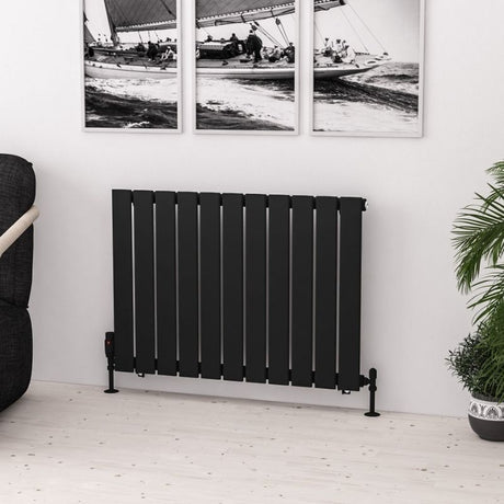 Eastbrook Warrington Type 10 Vertical Radiator 600mm x 832mm - Matt Black - 41.0528 - TAP 'N' SHOWER