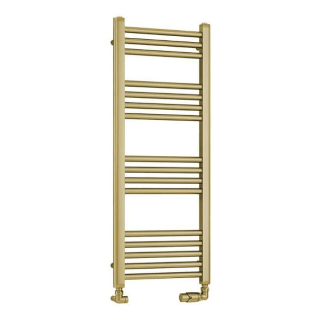 Eastbrook Wendover Straight Ladder Radiator 1000mm x 400mm - Brushed Brass - 41.0702 - TAP 'N' SHOWER