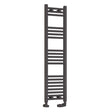 Eastbrook Wendover Straight Ladder Radiator 1200mm x 300mm - Matt Anthracite - 41.0645 - TAP 'N' SHOWER