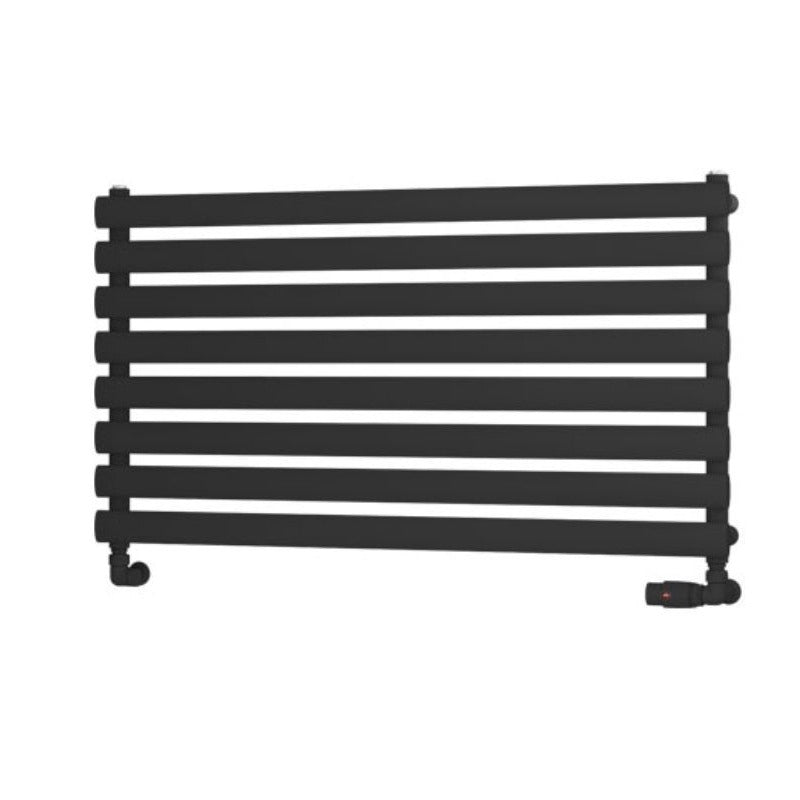 Eastbrook Tunstall Designer Towel Radiator 560mm x 1000mm - Matt Black - 89.0027 - TAP 'N' SHOWER