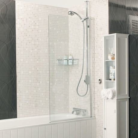 Roman Embrace 820mm x 1500mm Clear Bath Screen - EB13S