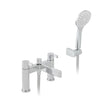 Vado Edit Bath Mixer Tap With Shower Kit - Polished Chrome - EDI-130+K-CP