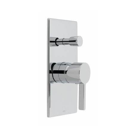 Vado Edit 2 Outlet Manual Shower Valve with Diverter - Polished Chrome - EDI-147A-C/P