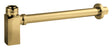 Hudson Reed Square Bottle Trap & Extention Tube - Brushed Brass - EK806