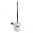 Vado Elements toilet brush and holder wall mounted in chrome with contemporary design