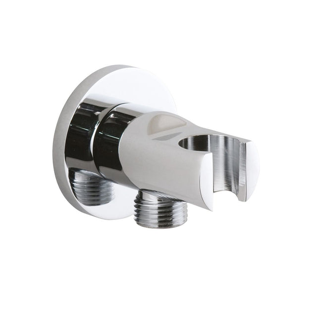 Vado Integrated Outlet and Shower Bracket Wall Outlet - Chrome - ELE - OUTLETBRACK3 - CP - TAP 'N' SHOWER