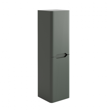 Scudo Ella Wall Mounted Tall Boy Unit 350mm x 1400mm x 330mm - Anthracite - ELLA-TALLBOY-ANTHRACITE