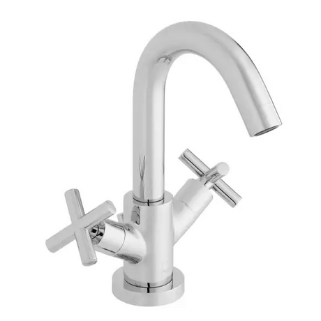 Vado Elements Mono Basin Mixer with Pop-Up Waste - Chrome - ELW-100F-C/P