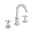 Vado Elements 3 Hole Basin Mixer Deck Mounted with Pop-up Waste And Honeycomb Flow Regulator - Chrome - ELW-101F-C/P