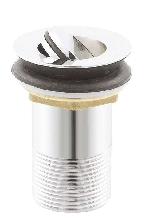 Nuie Flip Top Basin Waste chrome unslotted no overflow bathroom drain fitting