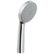 Vado Eris 80Mm Round chrome single function rub-clean shower handset with sleek design and durable build