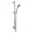 Vado Single-Function chrome slide rail shower kit with handheld showerhead and adjustable height