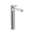 Oakham Osmore Tall Mono Basin Mixer Tap With Click Waste - Chrome - TAP 'N' SHOWER