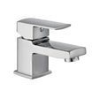 Oakham Paron Mini Basin Mixer Tap - Lever Handle - With Click Waste - Chrome - TAP 'N' SHOWER