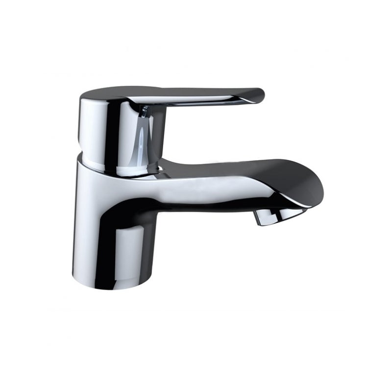 Oakham Napo Mini Basin Mixer Tap With Click Waste - Chrome