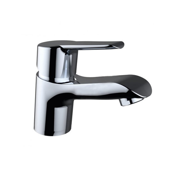 Oakham Napo Mini Basin Mixer Tap With Click Waste - Chrome
