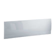 White 1500mm wide TNS Ocean Front Straight Bath Panel with sleek, durable finish for modern bathrooms