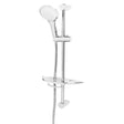 Bristan Evo Extended Slide Bar Single Function Shower Kit Chrome - EV 