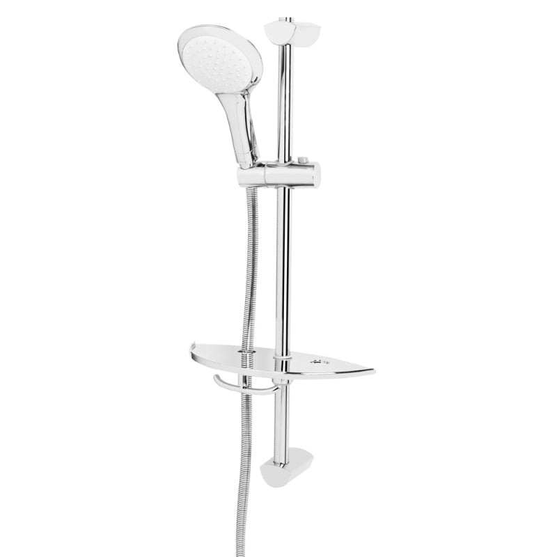 Bristan Evo Extended Slide Bar Single Function Shower Kit Chrome - EV 