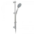 Vado Evolve Round 4 Function slide rail shower kit with smooth hose in chrome finish