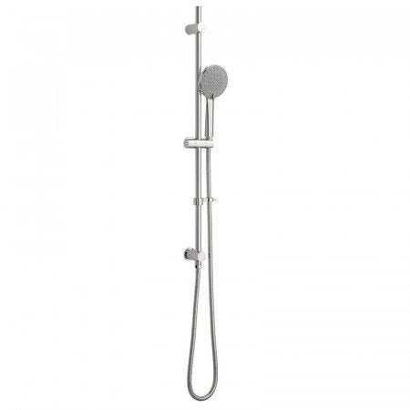 Vado Evolve Multi Function chrome slide rail shower kit with integrated outlet