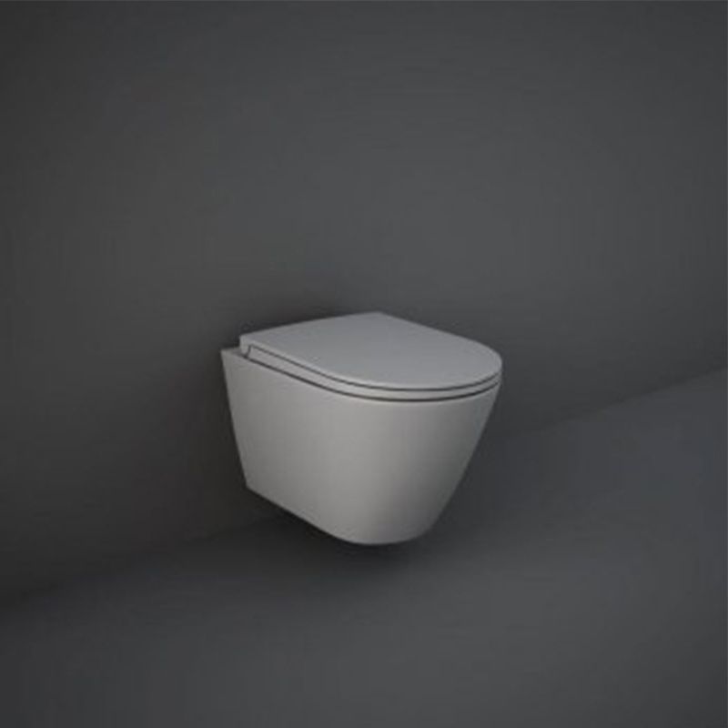 RAK Feeling Soft Close Toilet Seat and Cover - Matt Grey - FEESEAT503