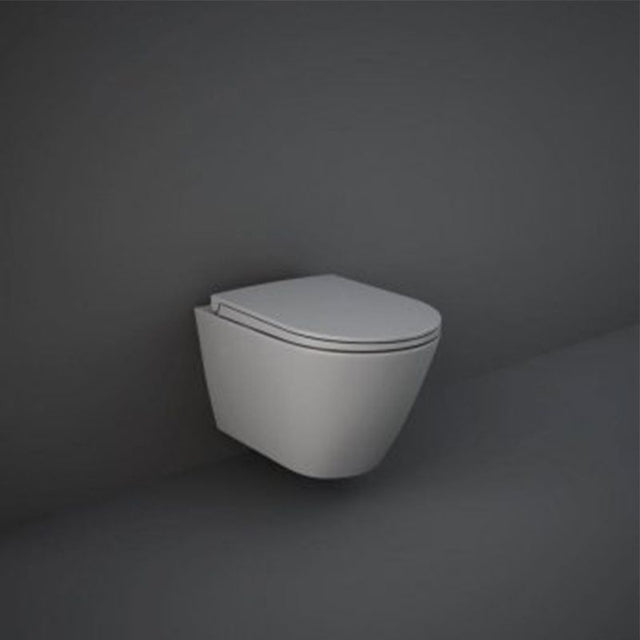 RAK Feeling Soft Close Toilet Seat and Cover - Matt Grey - FEESEAT503