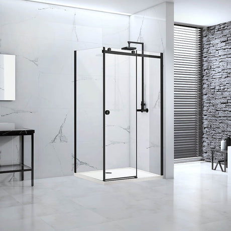Frontline Aquaglass Sphere 1400mm Sliding Shower Door - Clear - BENDY-D9153-14