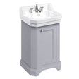 Burlington Grey Freestanding Edwardian 1 Door Vanity Unit ONLY 560mm - FC12G