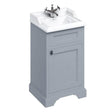 Burlington Grey Freestanding 1 Door Vanity Unit ONLY 500mm - FC8G