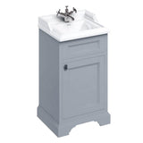 Burlington Grey Freestanding 1 Door Vanity Unit ONLY 500mm - FC8G