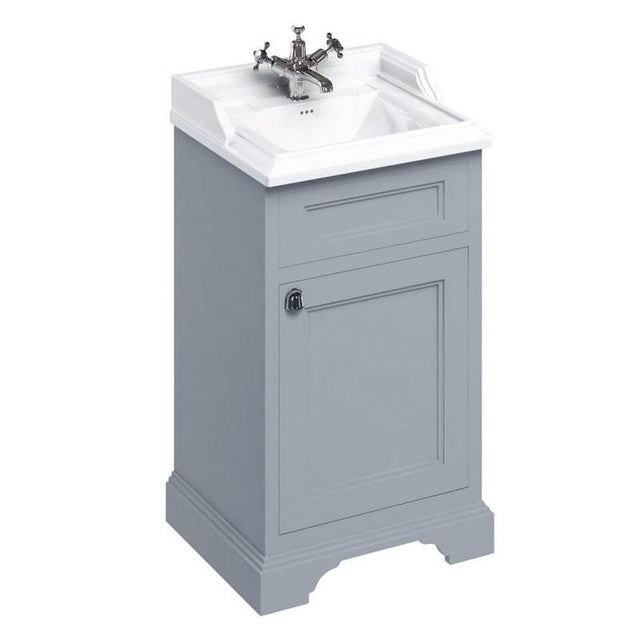 Burlington Grey Freestanding 1 Door Vanity Unit ONLY 500mm - FC8G