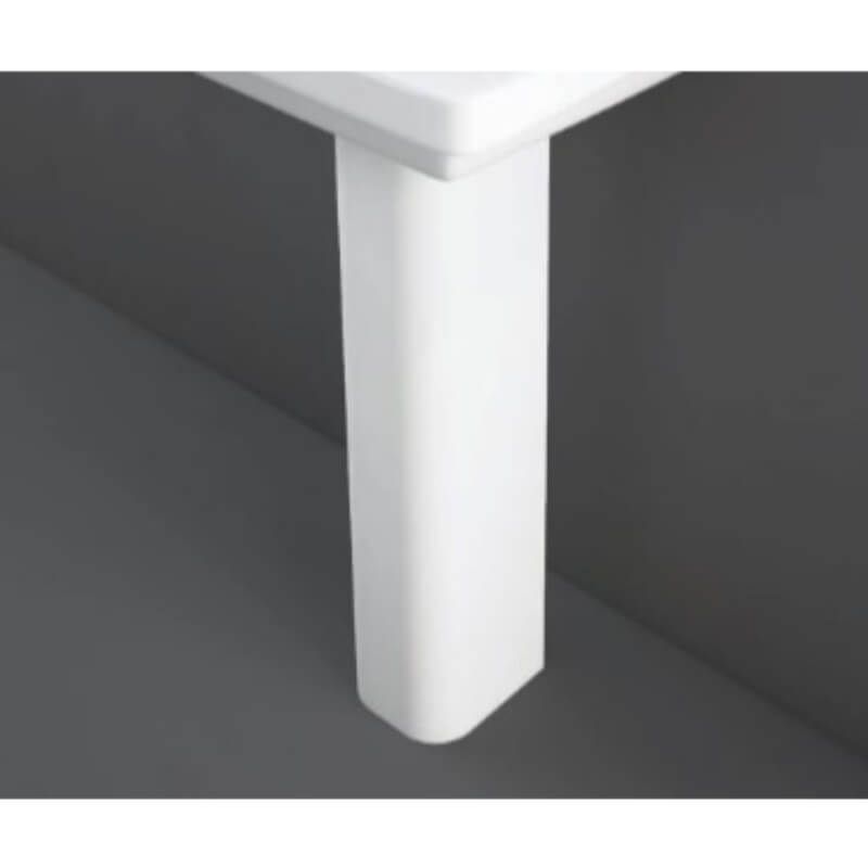 Rak Resort Full Pedestal For 50cm-65cm Basins - White - RSTPED